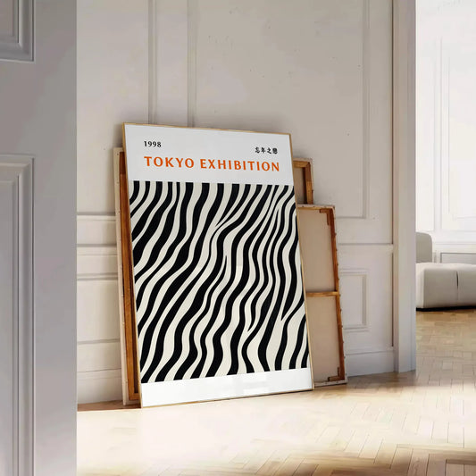 space mesmerizing Japanese Yayoi Kusama poster elegant white black palette iconic style artwork sizes A4 cm A0 art enthusiasts